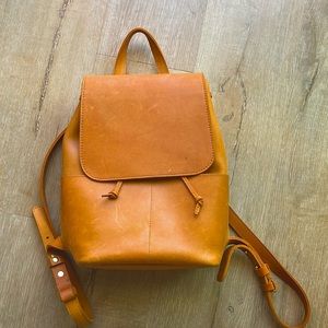 Parker clay Abby drawstring backpack